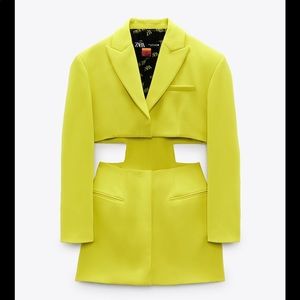 Zara Purple Magazine: Cut Out Blazer